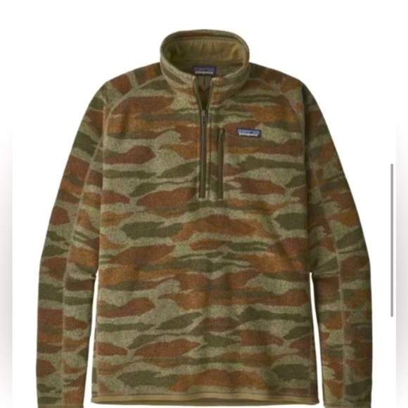 Patagonia Men’s/Unisex Camouflage 1/4 ZipBetter Sweater